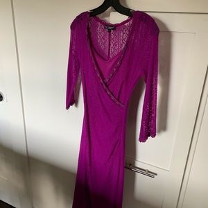 Betsey Johnson Magenta Dress